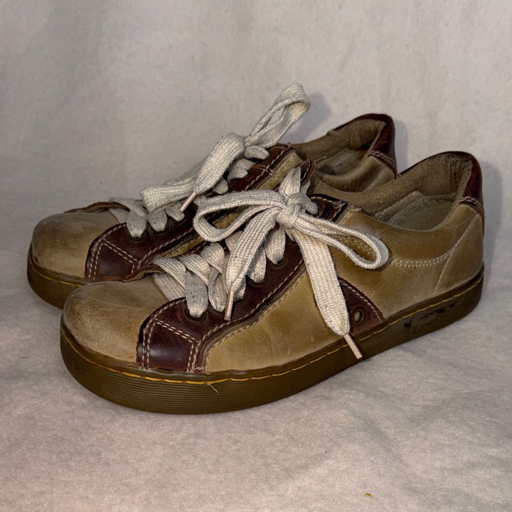 Dr. Martens Air Wair Vintage Shoes Olive Leather Mens Size 7